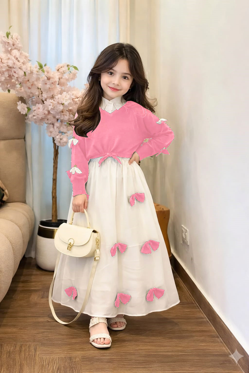 Kids Bow Western Maxy With Top