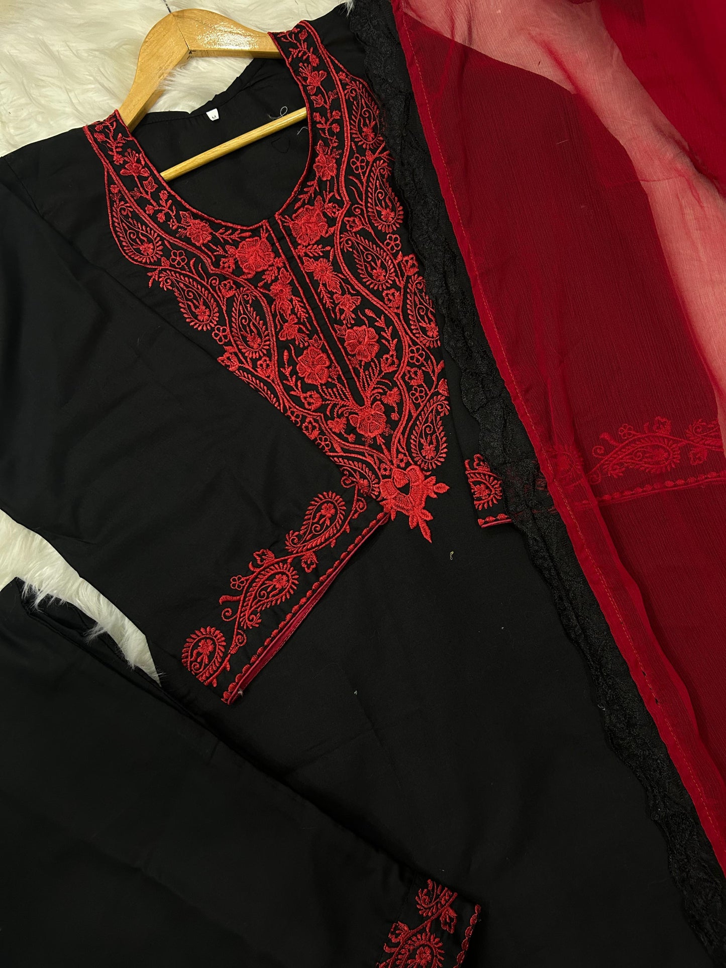 Nayab 3-Piece Embroidered Suit