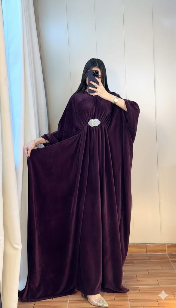 Mehar-e-Naz Velvet & Silk Kaftan