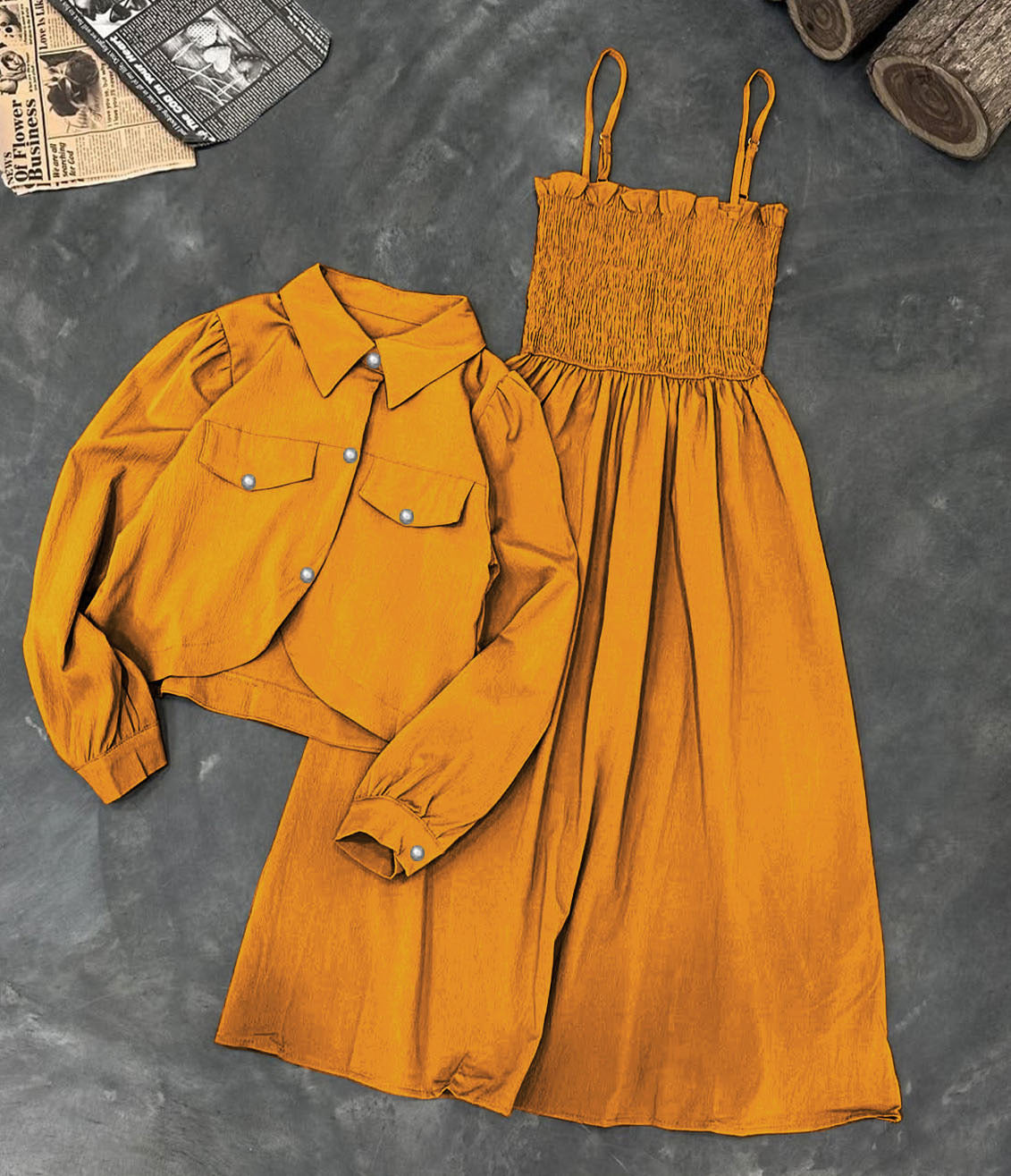 Zeenah Western Coat and Romper