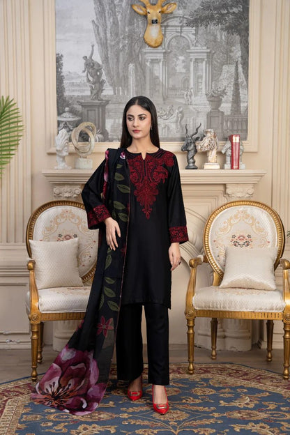 Nayab 3-Piece Embroidered Suit