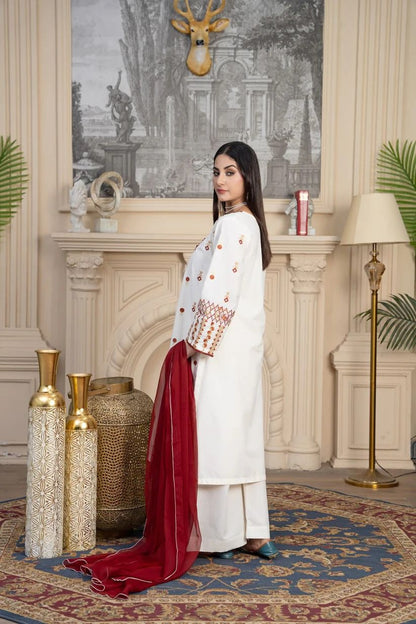 Noor-e-Husn 3-Piece Embroidered Suit