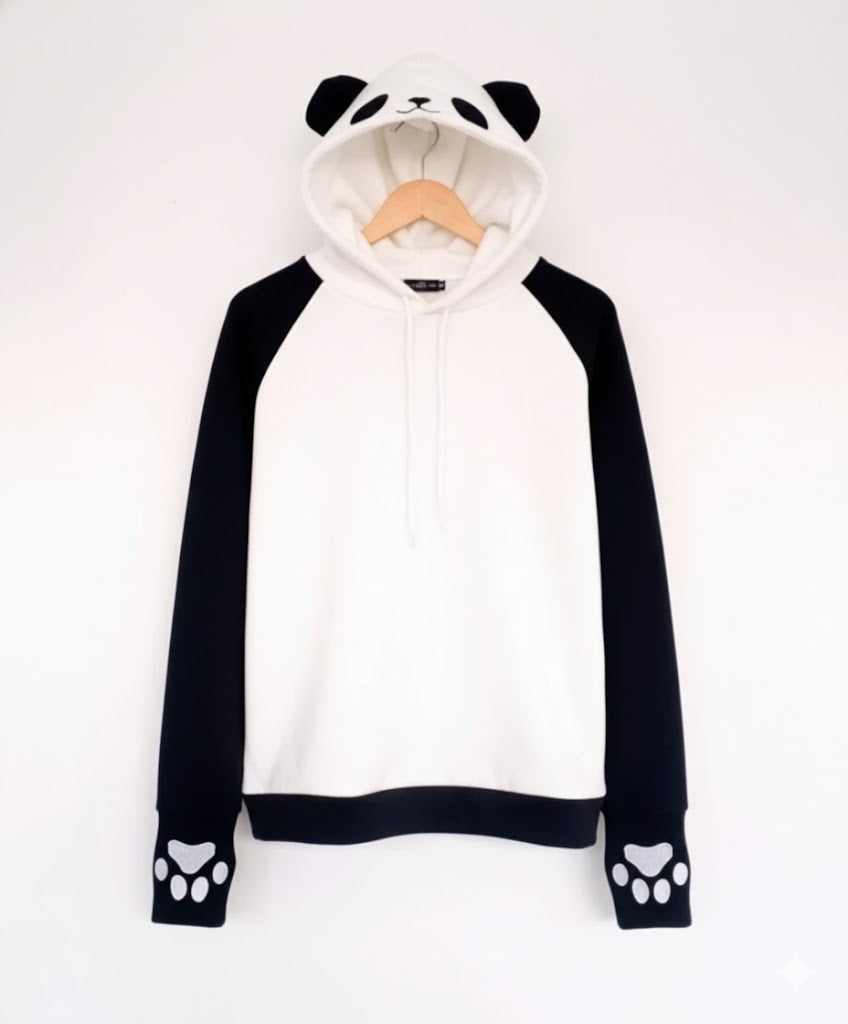 Panda Fleece Hoodie