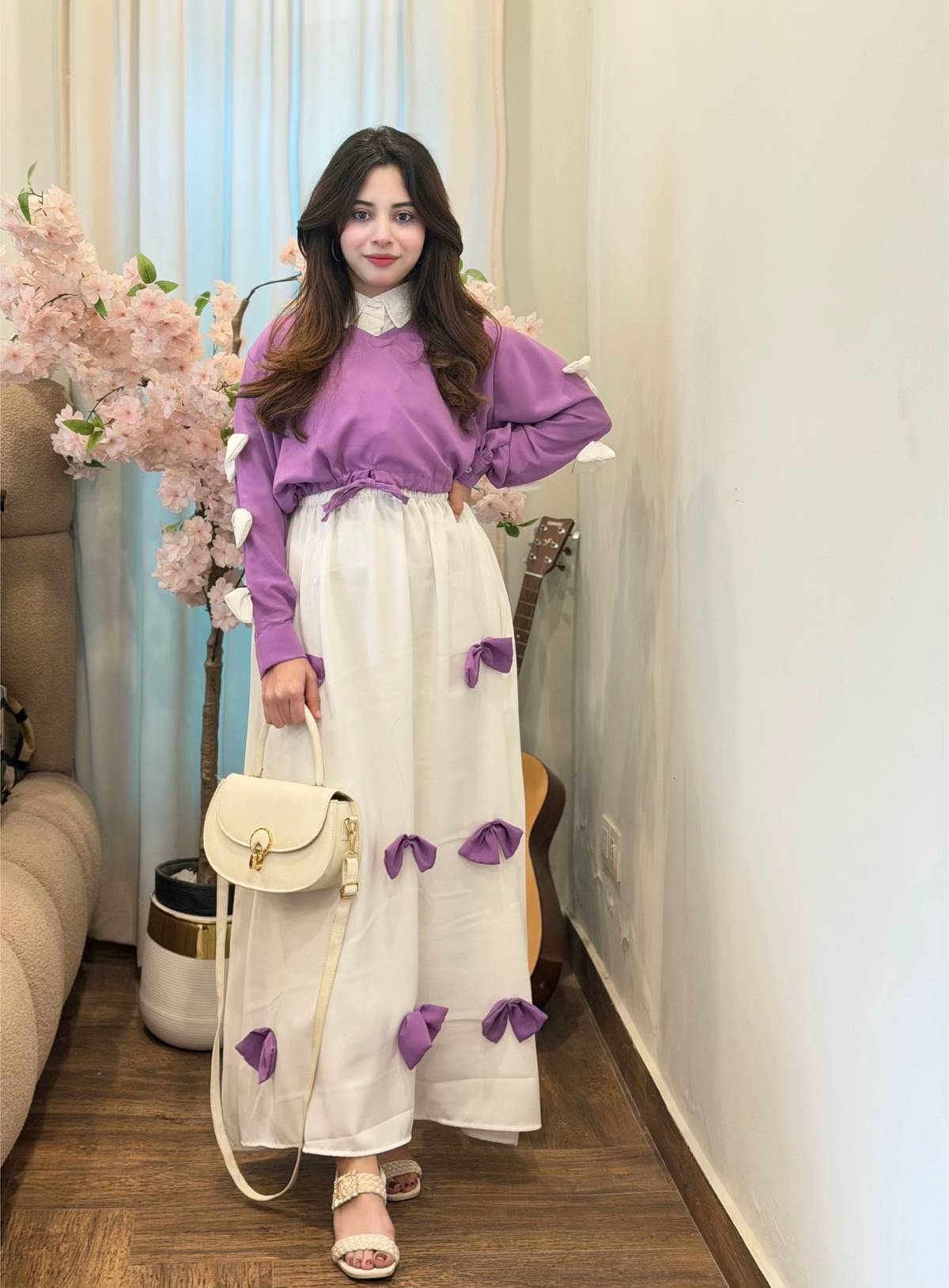 Nazakat 2-Piece Bow Maxy & Jacket