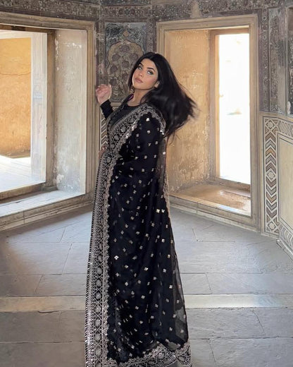 Shahkaar 3-Piece Maxy With Embroidered Dupatta