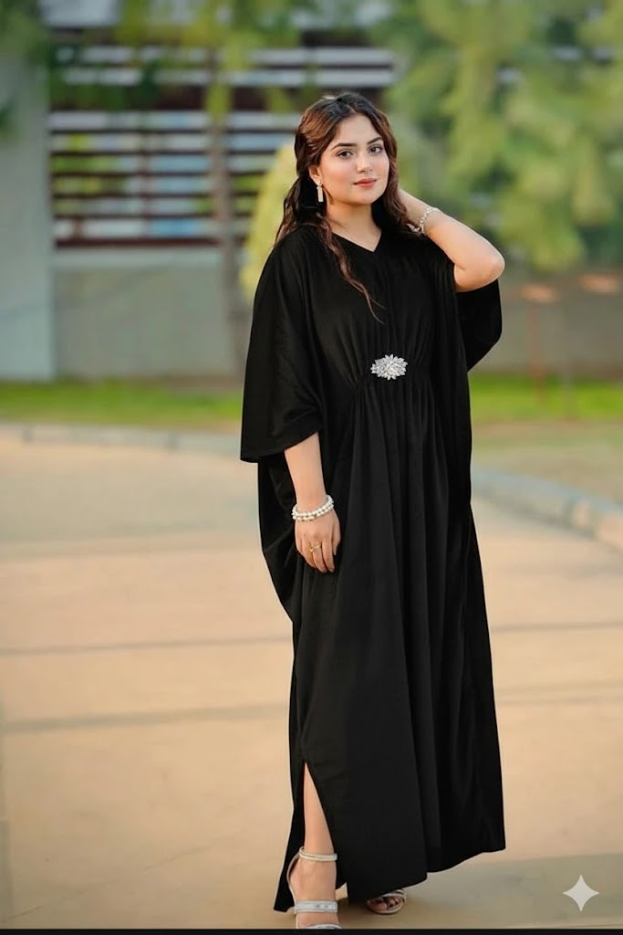 Mehar-e-Naz Velvet & Silk Kaftan