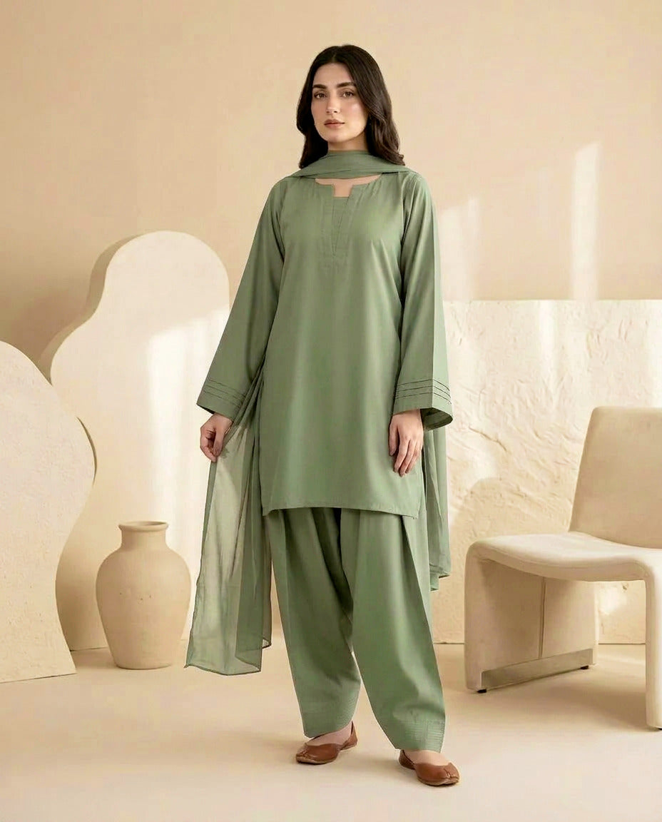 Urban Muse 3-Piece With Farshi Shalwar