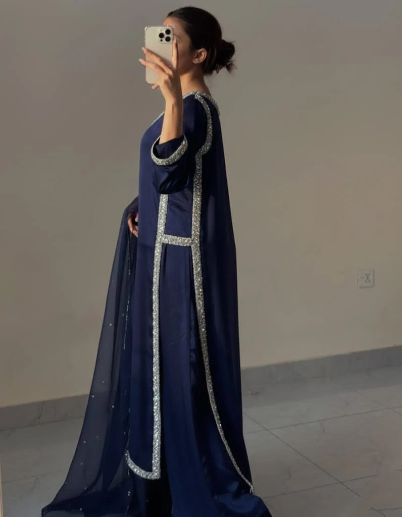 Mahpara 3-Piece Silk Suit
