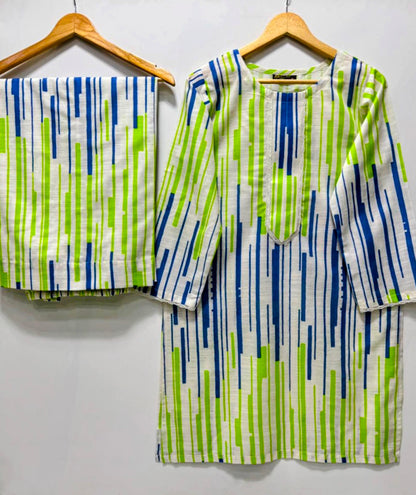 Zeenat Khaddar 2-Piece Shirt & Trouser Set