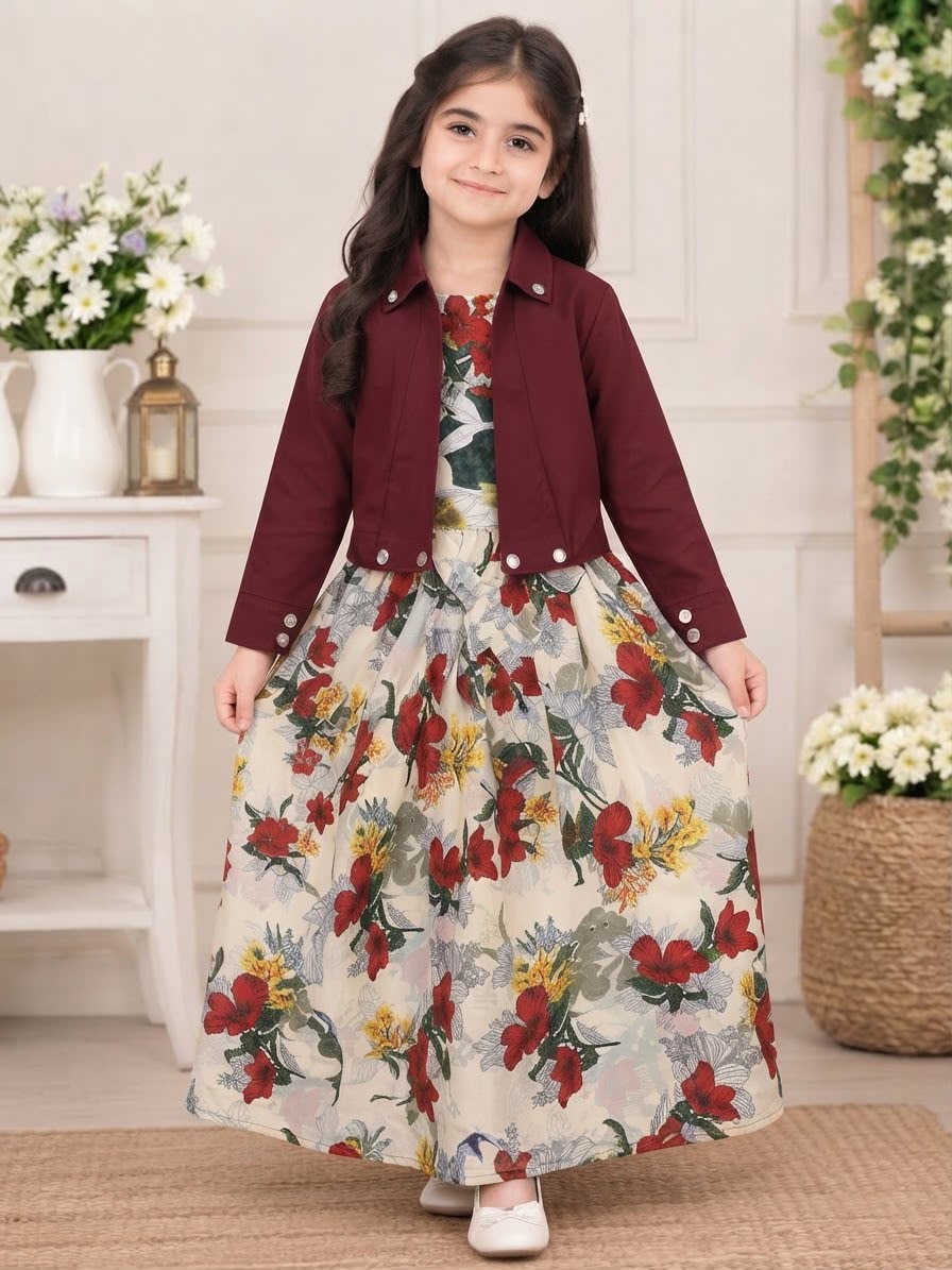 Ayra kids 2-Piece Coat & Maxi