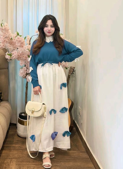 Nazakat 2-Piece Bow Maxy & Jacket