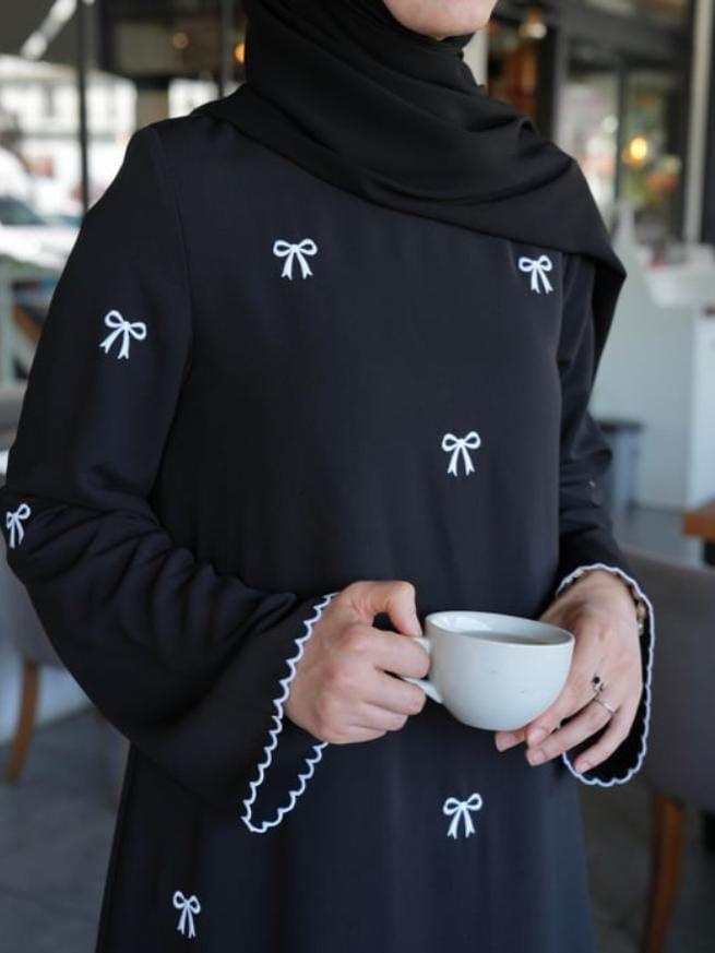 Bow Abaya With Stoller