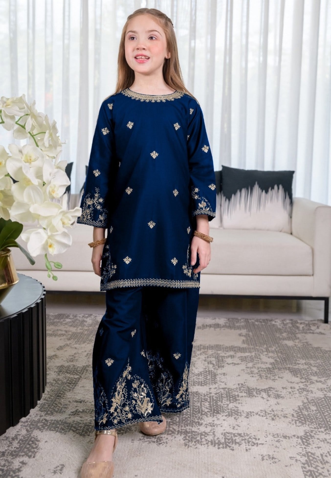 Aab-e-Husn Kids 2-Piece Co-ord Set