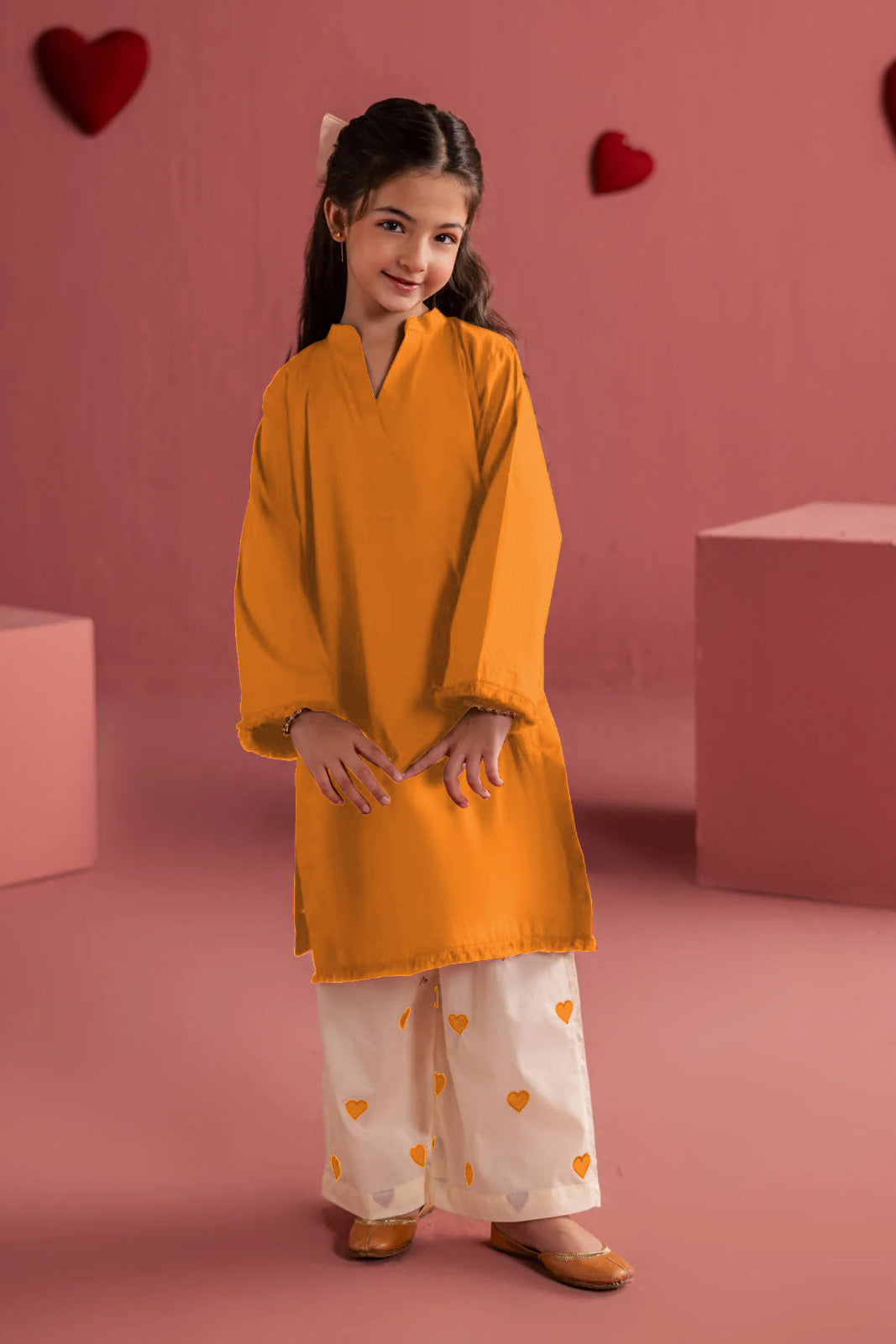 Kids Sweet Heart 2-Piece Co-ord Set