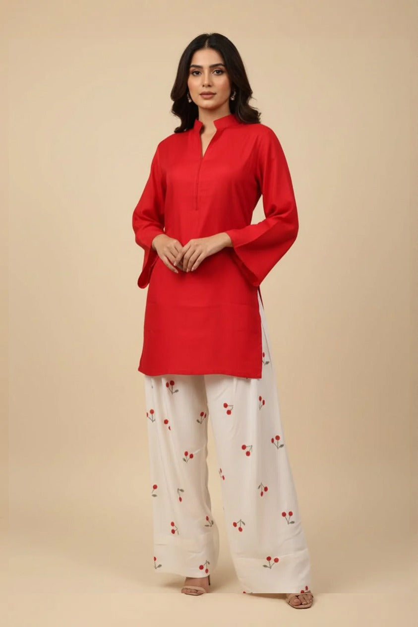 Cherry 2-Piece Co-ord Set