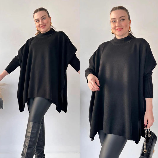 Libaas-e-Garam Bat-wing Poncho