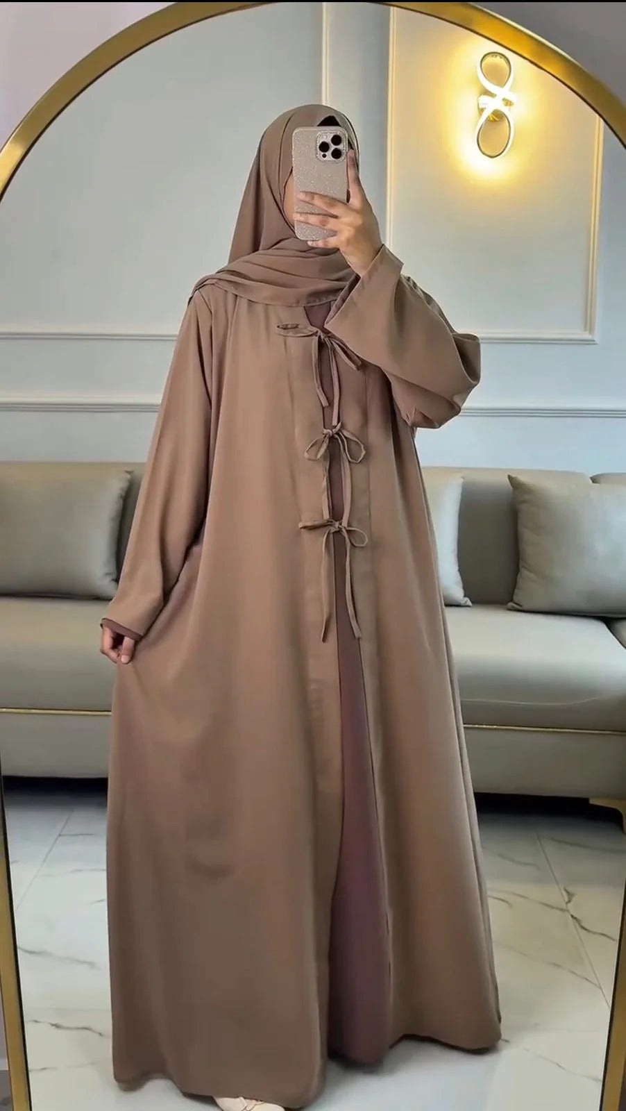Grace Abaya With Stoller