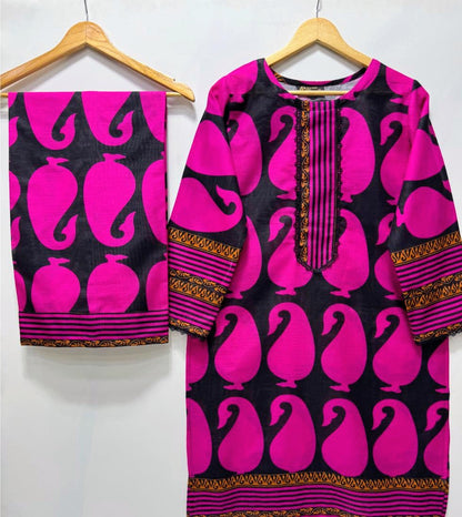 Hayaat Khaddar 2-Piece Shirt & Trouser Set