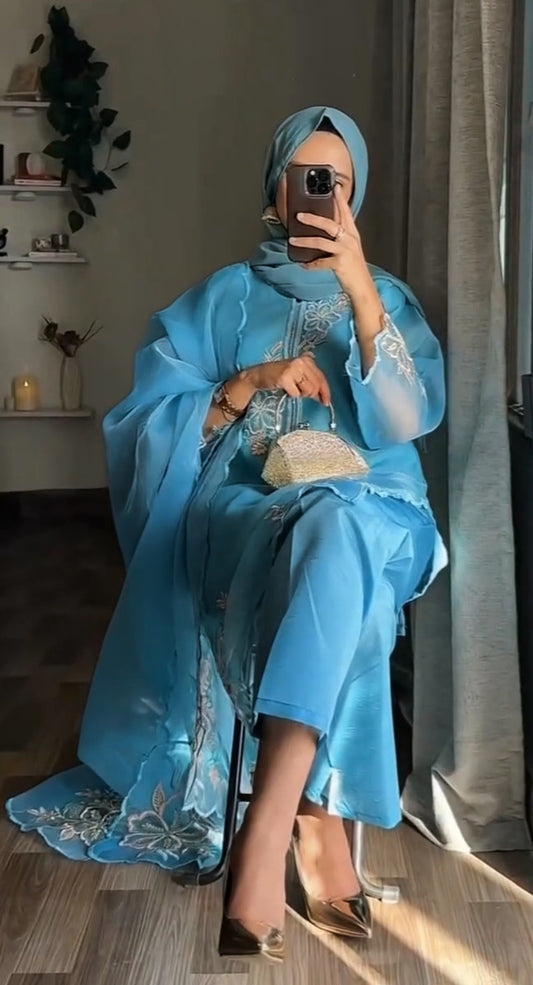 Aarohi 3-Piece Embroidered Suit