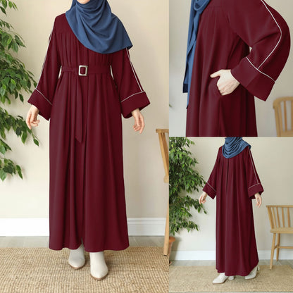 Nazhat Abaya with Belt & Stoller