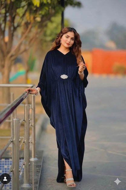Mehar-e-Naz Velvet & Moonlight Kaftan