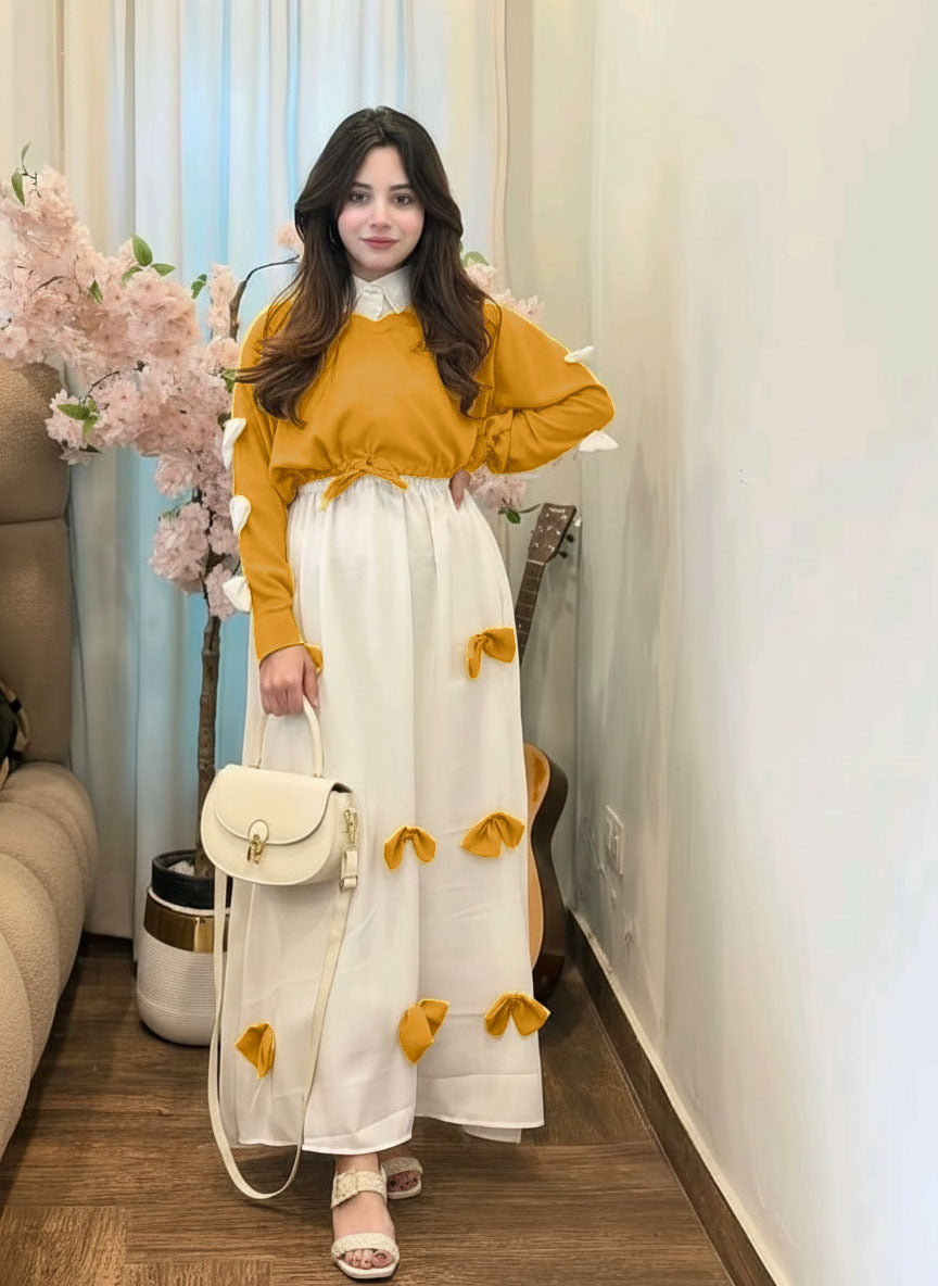 Nazakat 2-Piece Bow Maxy & Jacket