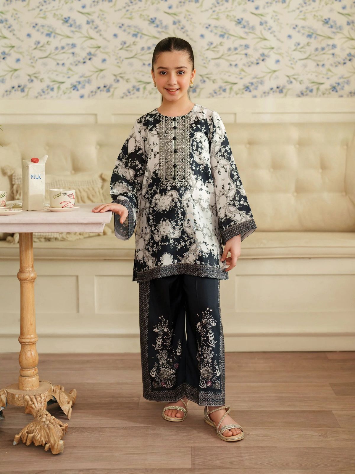 Tasavvur 2-Piece Mother & Daughter Co-ord Set