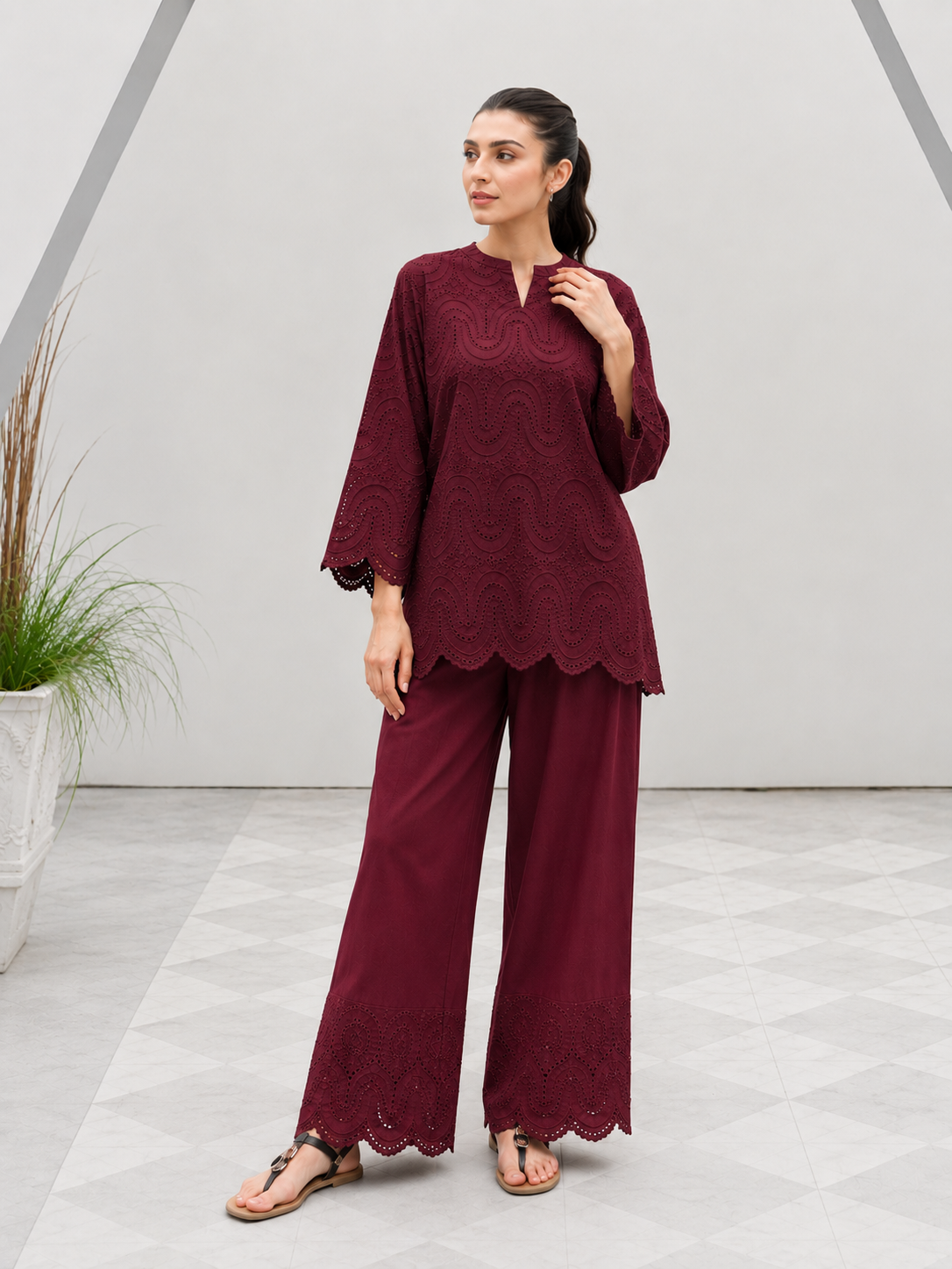 Mahrose 2-Piece Chikankari Suit