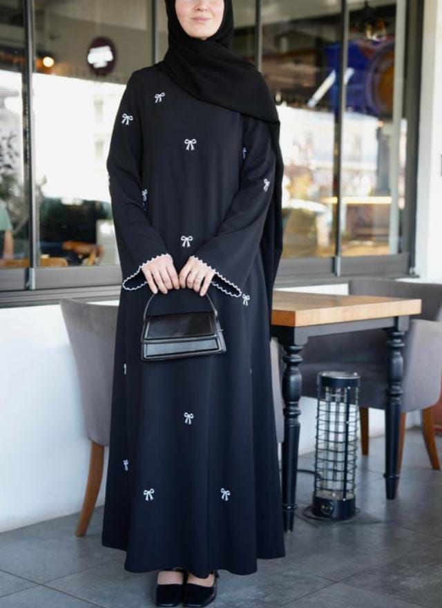 Bow Abaya With Stoller