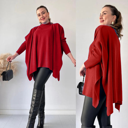 Libaas-e-Garam Bat-wing Poncho