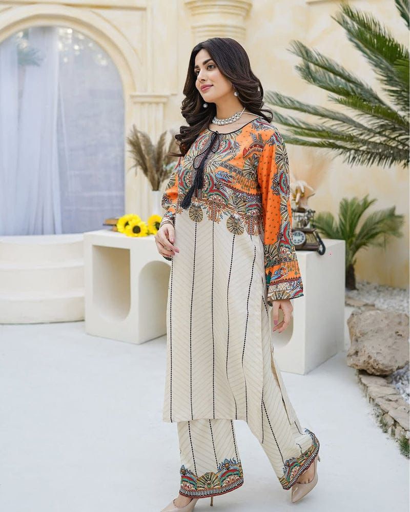 Naaz-e-Rukhsar 2-Piece Kurta & Trouser Set