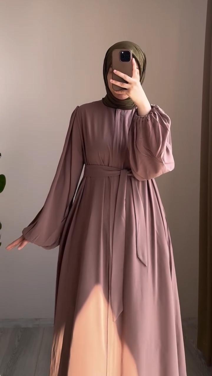 Berry Flow Abaya