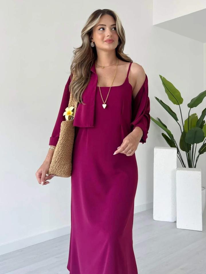 Noor-e-Haseen 2-Piece Maxy and Coat Set