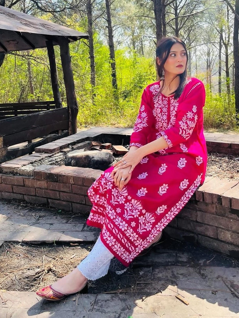 Indian Modest Embroidered Kurti
