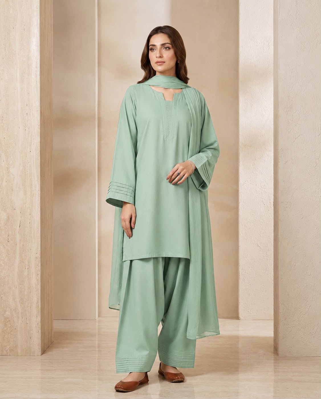 Urban Muse 3-Piece With Farshi Shalwar
