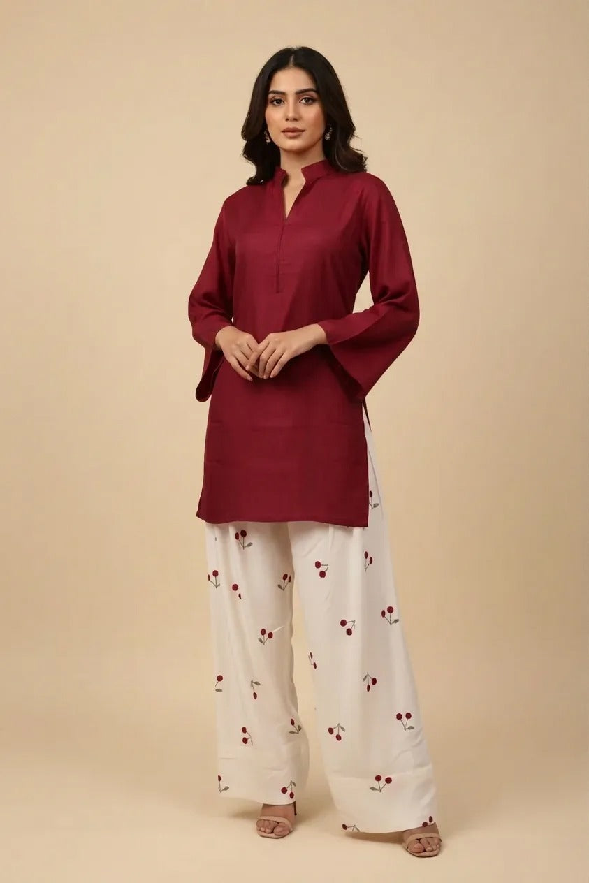 Cherry 2-Piece Co-ord Set