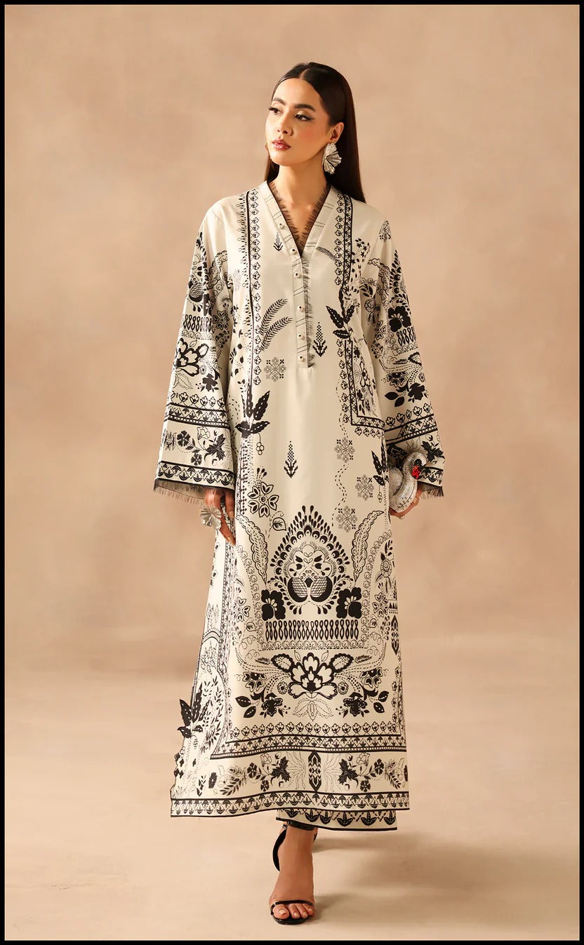Siyah 2-Piece Kurta & Trouser Set