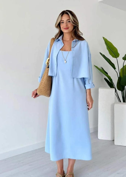 Noor-e-Haseen 2-Piece Maxy and Coat Set