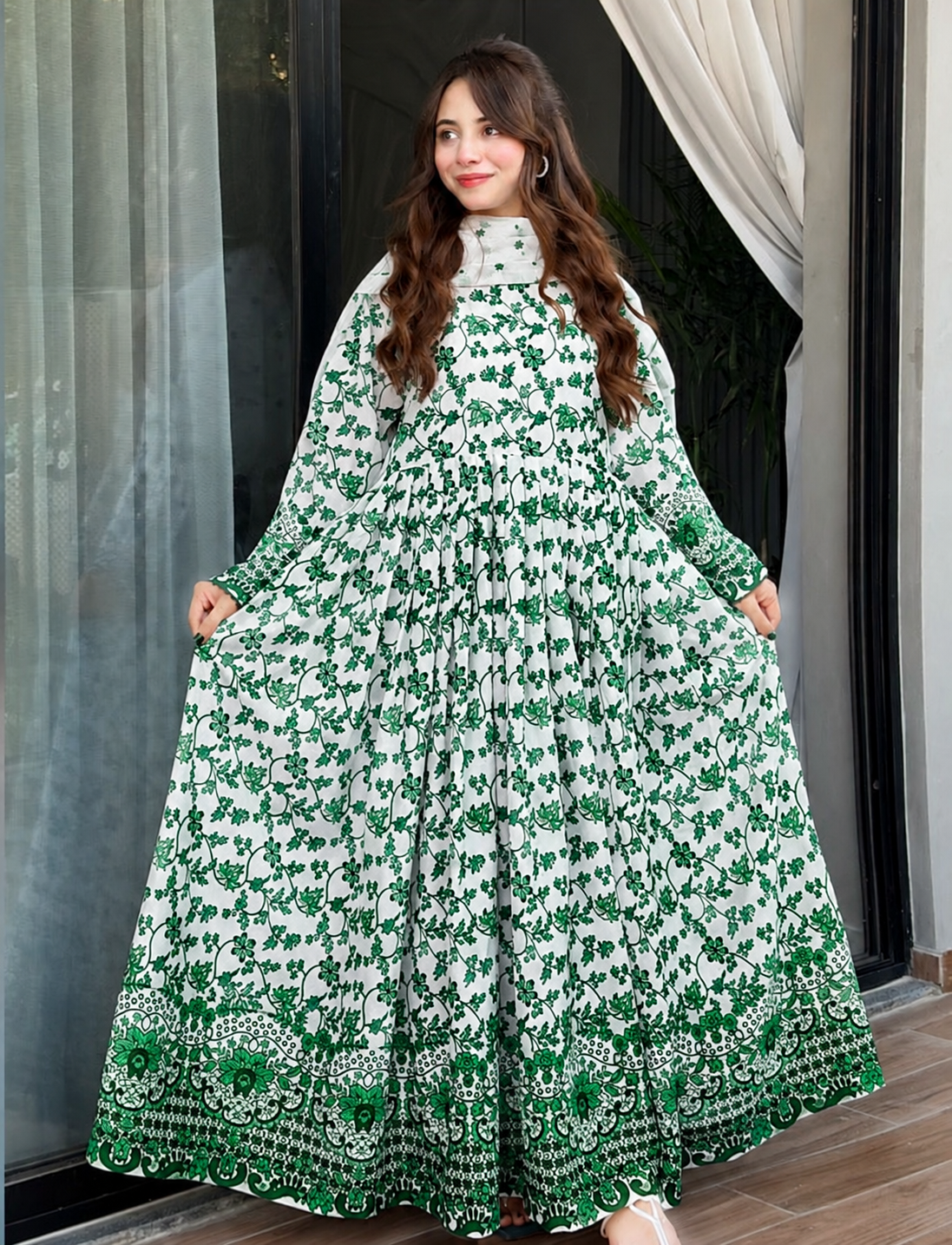 Floral Maxy 3-Piece (Azadi Special)