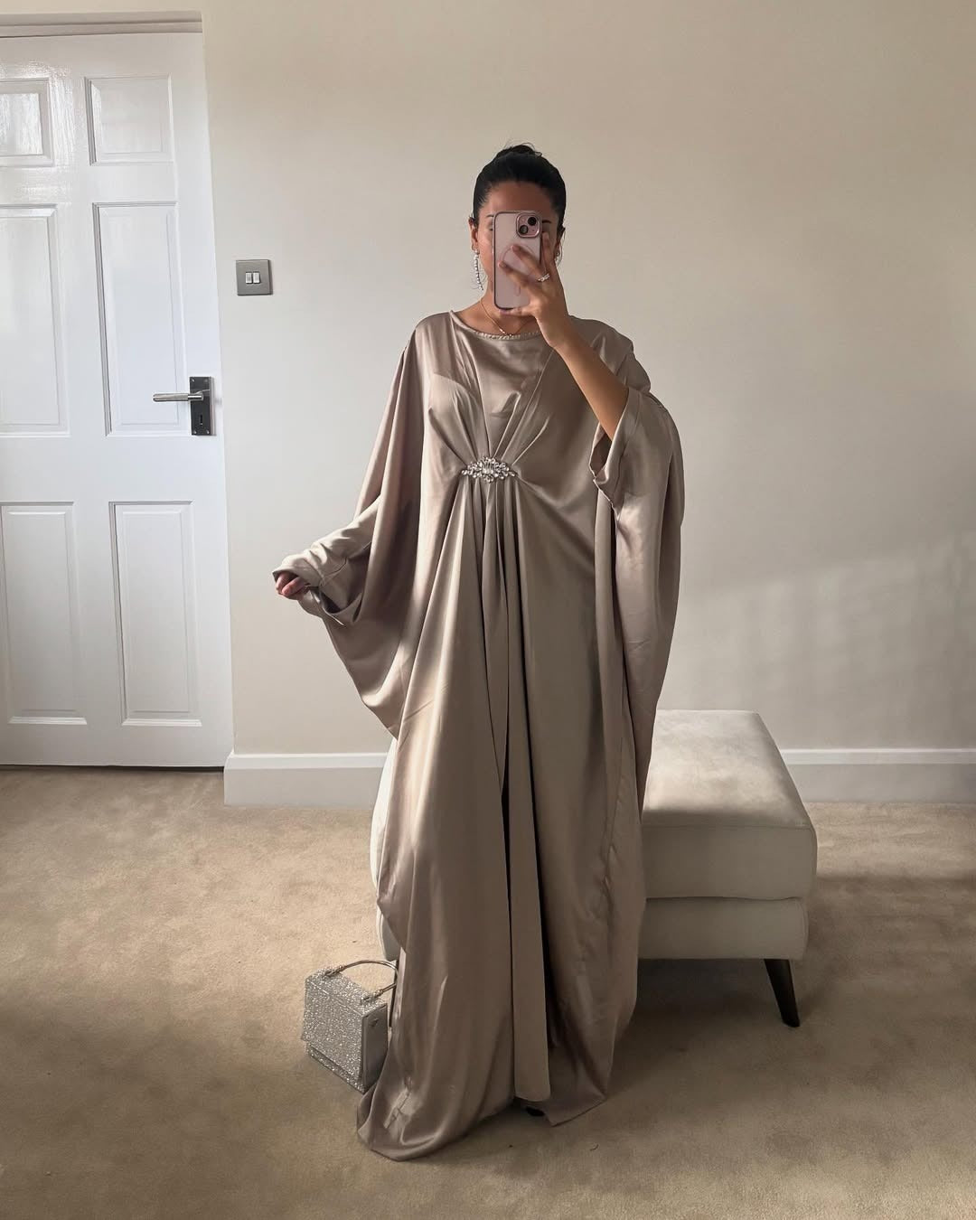 Hinaz Silk Kaftan
